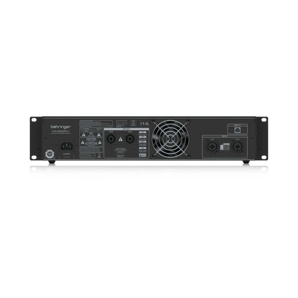 BEHRINGER NX3000D UltraLightweight 3000Watt ClassD Power Amplifier